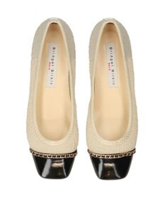 Bridget Birkin 【Bridget Birkin Walk】チェーンアクセントスクエアパンプス