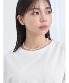 earth music&ecology プレーティング天竺フリルプルオーバー