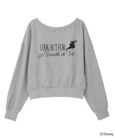 Green Parks １０１匹わんちゃん／クルエラオフショルスウェット