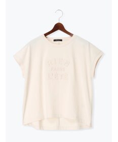 Te chichi 【接触冷感】エンボスロゴフレンチスリーブTシャツ
