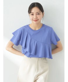 earth music&ecology フロントフリルプルオーバー