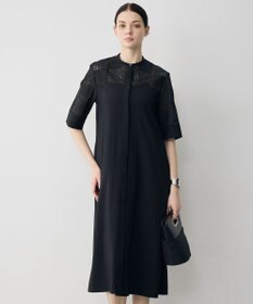 ICB L Vi/Nyライトタフタ エンブロイダリーワンピース