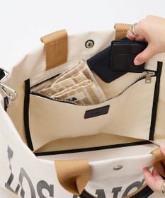 TOPKAPI 【Breath TOPKAPI】シティ プリント キャンバス 2way トートバッグ / A4対応