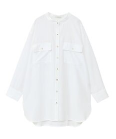 Green Parks ・ＥＬＥＮＣＡＲＥ　ＤＵＥ　イロイロ釦シャツチュニック