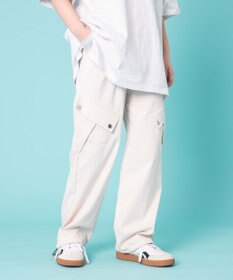WEGO 【ウエストゴム】ビッグポケットカーゴパンツ