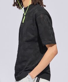 PW CIRCULUS 【MEN】ＤＯＶＥモチーフ ニットモックネック ゴルフ