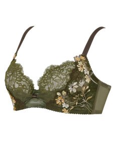 WACOAL 【リボンブラ】 【脇すっきり】 ブラジャー 脇高設計 着やせシルエット 動いても谷間をキープ ペアショーツあり レディース BRB413 /ワコール