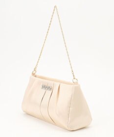 ANY SIS 【2WAY】ビジュー調タック パーティバッグ