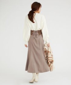 Feroux 【古畑星夏さん着用・洗える】サイドリブマーメイド スカート