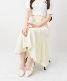 Bridget Birkin 【Bridget Birkin】ツイードスパンコールリボンパンプス