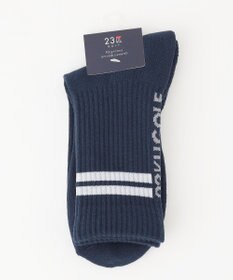 23区GOLF 【MEN】ロゴライン 18センチ丈ソックス
