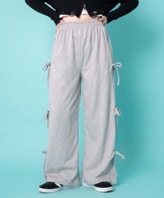 WEGO サイドリボンスウェットパンツ