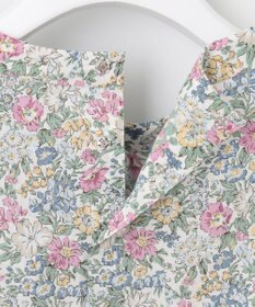 J.PRESS LADIES 【洗える】 LIBERTY Honeydew/Kate&Mil スタンドカラー ブラウス