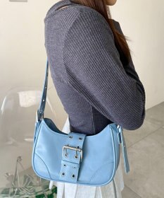 WEGO マルチWAYハーフムーンベルトバッグ