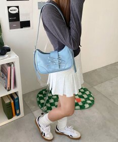 WEGO マルチWAYハーフムーンベルトバッグ