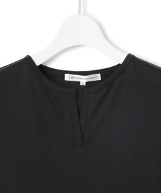 23区 L 【汗じみ防止/洗える】スムースデザイン バックフレア カットソー