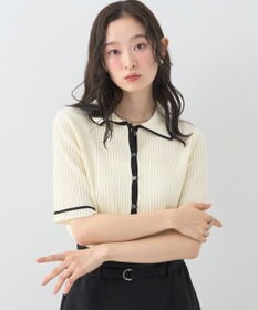 earth music&ecology 【予約】リブニットカーディガン