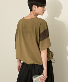 AMERICAN HOLIC 異素材ライン切替プルオーバー