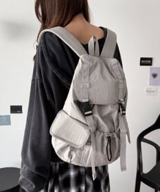 WEGO 【ユニセックス着用ITEM】3ポケットフラップリュック