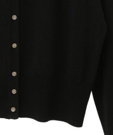 YECCA VECCA ラメ混クルーネックカーディガン