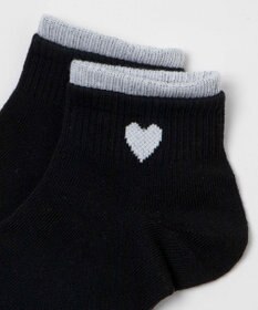 WEGO トップカラーモチーフショートソックス