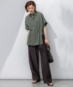 23区 L MANTECO ブライトワッシャー ワイド パンツ