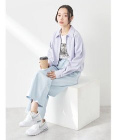 earth music&ecology ジップショートシャツ