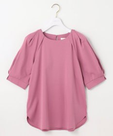 ANY SIS 【接触冷感・UVケア】着映えタックスリーブ カットソー