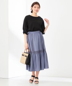 ANY SIS 【接触冷感】360°好印象タックスリーブ カットソー