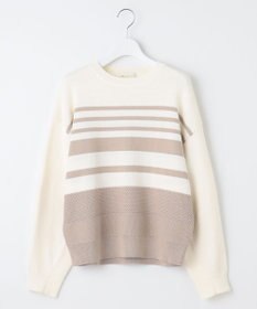 自由区 【洗える】コットンポリミドルゲージ ニット