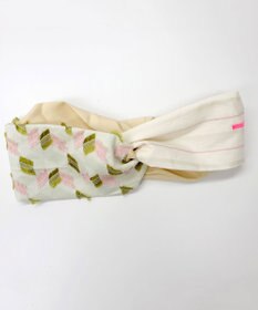 POLS ジャガード織 FRAME ヘアバンド