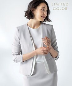 限定色あり】CINDY / ダブルカラージャケット / BEIGE, | ファッション