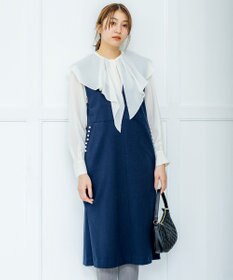 組曲 S 【パール釦付き】 ウールライクジャンパースカート