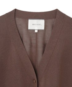 BEIGE， 【洗える】MOISE / 2WAYドルマンカーディガン