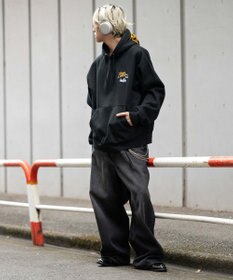 WEGO 【ユニセックス着用ITEM】別注BENDAVISグラフィックプルパーカー