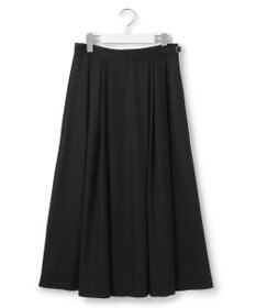 23区 【洗える】ウールミルドジャージー タック スカート