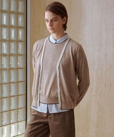 J.PRESS LADIES トリムツイン ニット