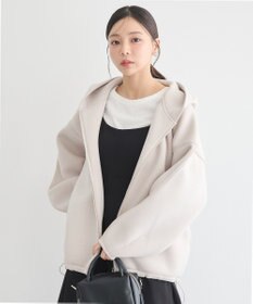 earth music&ecology フーディーダンボールジップブルゾン