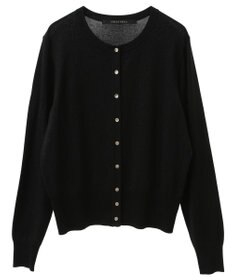 YECCA VECCA ラメ混クルーネックカーディガン