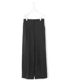 ICB 【接触冷感・UVケア・吸水速乾・防シワ・洗える】 ドレープツイル カーゴパンツ