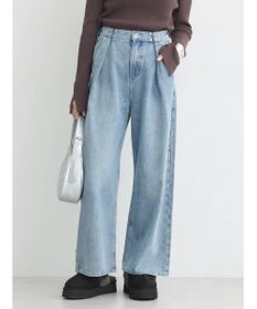 earth music&ecology タックホックデニムパンツ