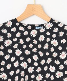 組曲 S 【組曲×setsuko sagittaire】ハイカウントストレッチプリント ブラウス