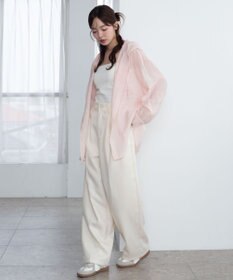 WEGO 【2026年春夏新作】シアーフードシャツ