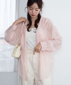 WEGO 【2026年春夏新作】シアーフードシャツ