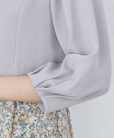 Tiaclasse 【洗える】タックパフスリーブボレロ