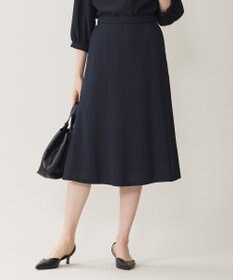 自由区 【セットアップ対応・UVカット・接触冷感・洗える】ライトストレッチフレア スカート