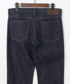 JOSEPH ABBOUD 【キングサイズ・ストレッチ/JAPANファブリック/きれいめ】ストライプジャカード デニム