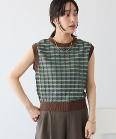 CRAFT STANDARD BOUTIQUE リンクスチェックニットベスト