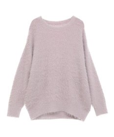 earth music&ecology モヘヤライクレースニット