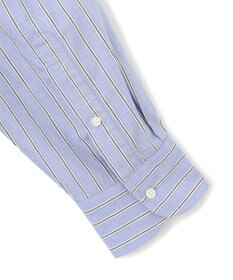 J.PRESS YORK STREET 【UNISEX】タイプライターストライプ バンドカラーシャツ